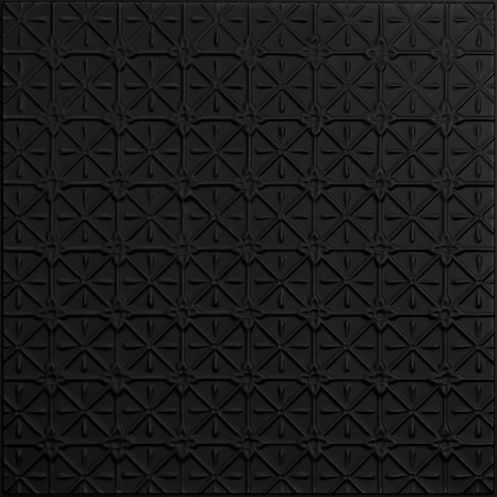 Ceilume Continental 2ft x 2ft Black Ceiling Tile V3-CONT-22BKO